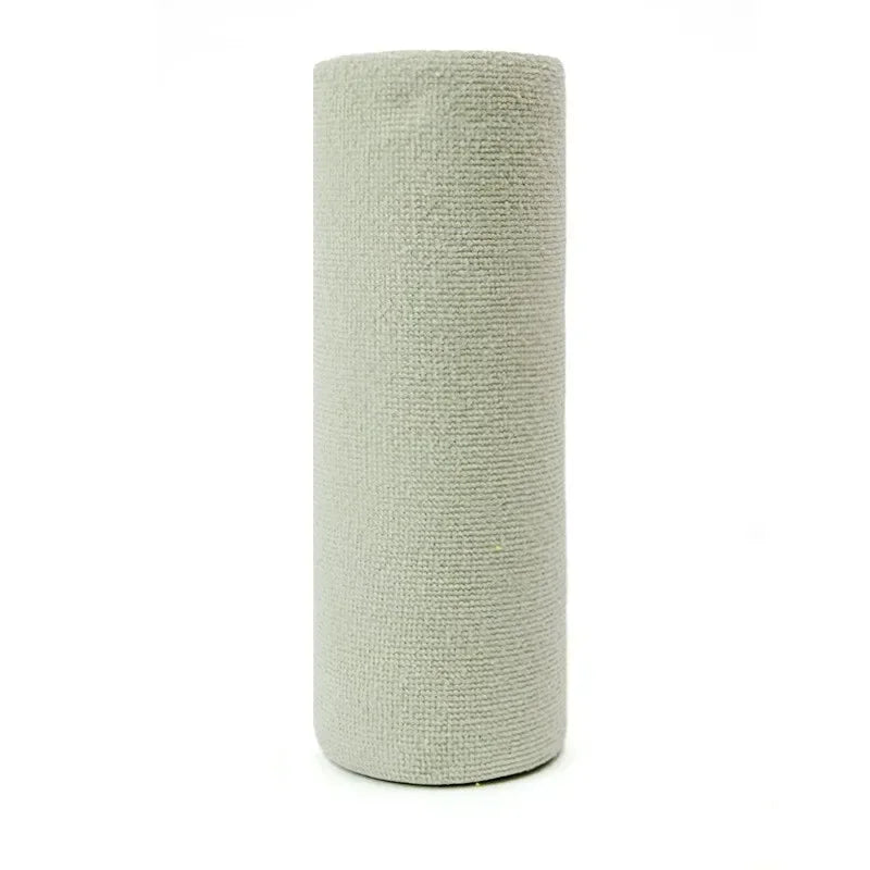 NEW Arrivals 50PCS 25x25CM 6 Colors Reusable Cleaning Wipe Household Kitchen Cloth Microfiber Towel Rolls Dish Rags Wash Paper Towel Replacement Car Home Office Cleaning Supplies