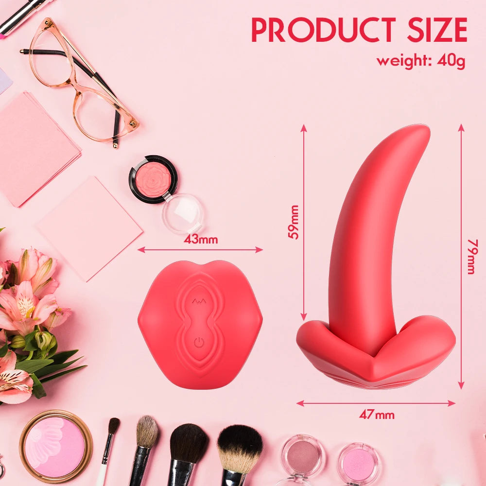 Tongue Vibrators for Women Licking Oral Clitoris Stimulator G Spot Nipples Clitoral Female Massager Sex Toys for Adult