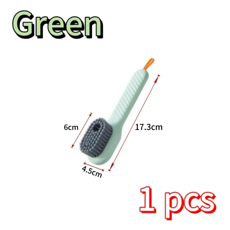 NEW Arrivals 3PCS Set Multi-Function Automatic Liquid Discharge Cleaning Brush–Shoe Brush & Clothes Cleaner, Perfect Household Cleaning Tool