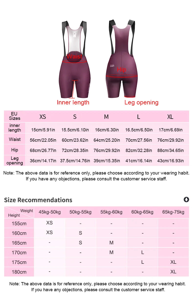Original LAMEDA Summer Women Professional Cycling Bib Shorts 3D Padded MTB Bicycle Shorts with Shoulder Straps Bike Biking Bib Shorts Pants Quick-Dry Women Cyclist Clothing Supplies