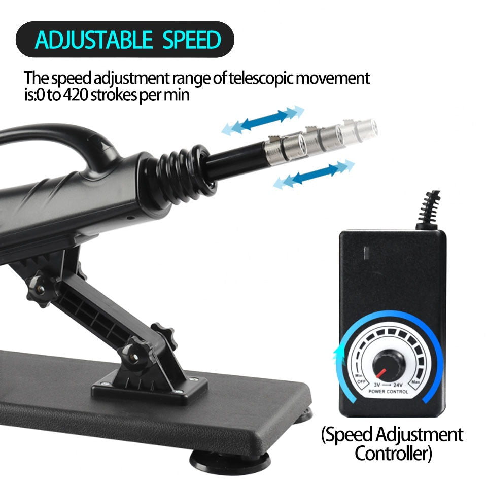 Fredorch New Automatic Sex Machine Sex Toys,Thrusting Machines for Men Women,Love Machine Device Gun with 3XLR dildo Attachments