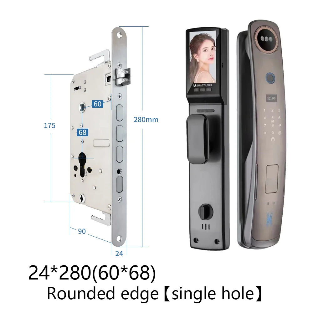 Low-Price Sales are Limited NEW Arrivals 3D Face Recognition Bluetooth Wi-Fi APP Control Intelligence Door Lock Biometric Fingerprint Smart Keyless Access Password IC Card Smart Life Home Security Supplies