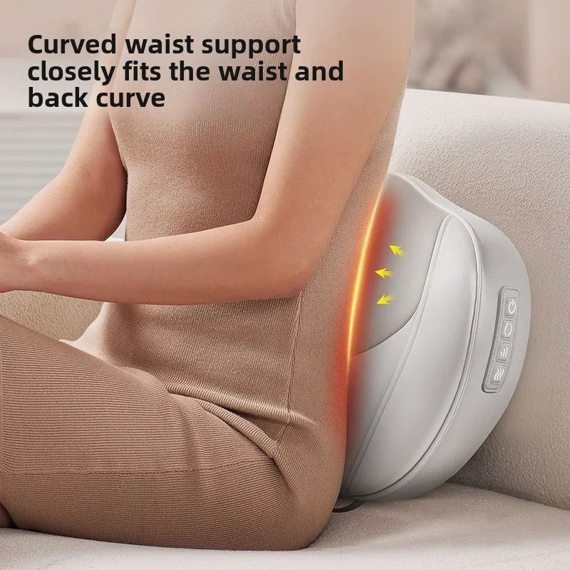 NEW Arrivals UK Plug Exclusive Sales Electric Shiatsu Head Neck Cervical Body Massager Car Back Pillow with Heating High Quality Massage Device Health Care Supplies