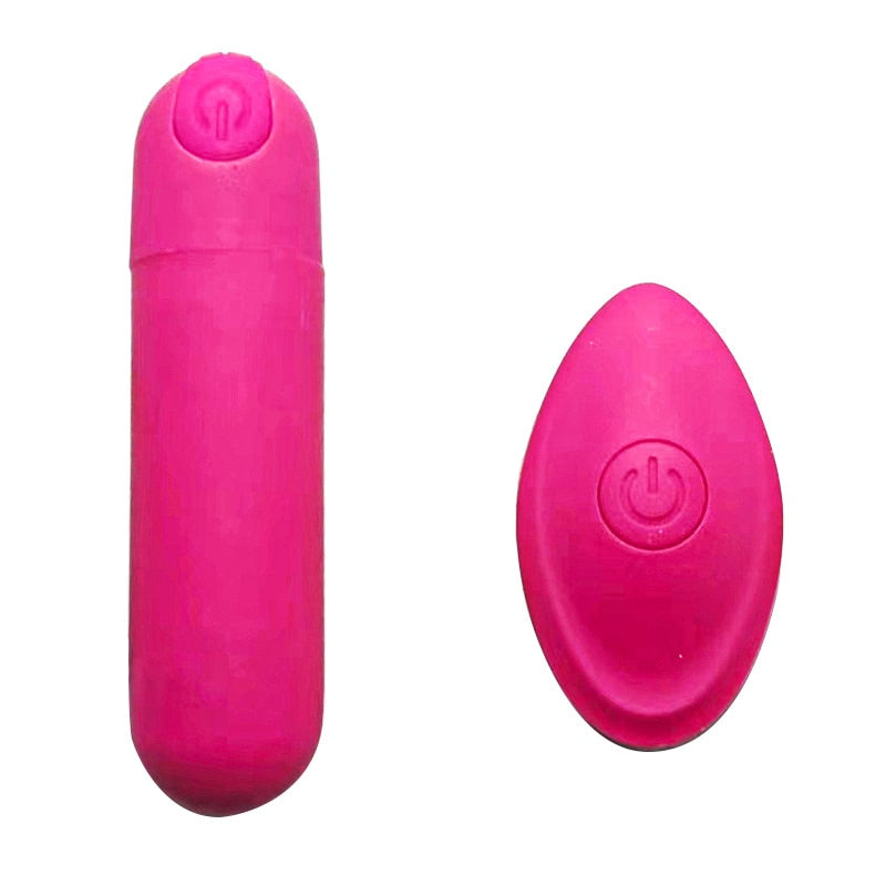 Vibrating Remote Control Powerful Mini Bullet 10 Modes for Women Clitoris Stimulator Dildo Adult Sex Toy Anal Massage Vibrator