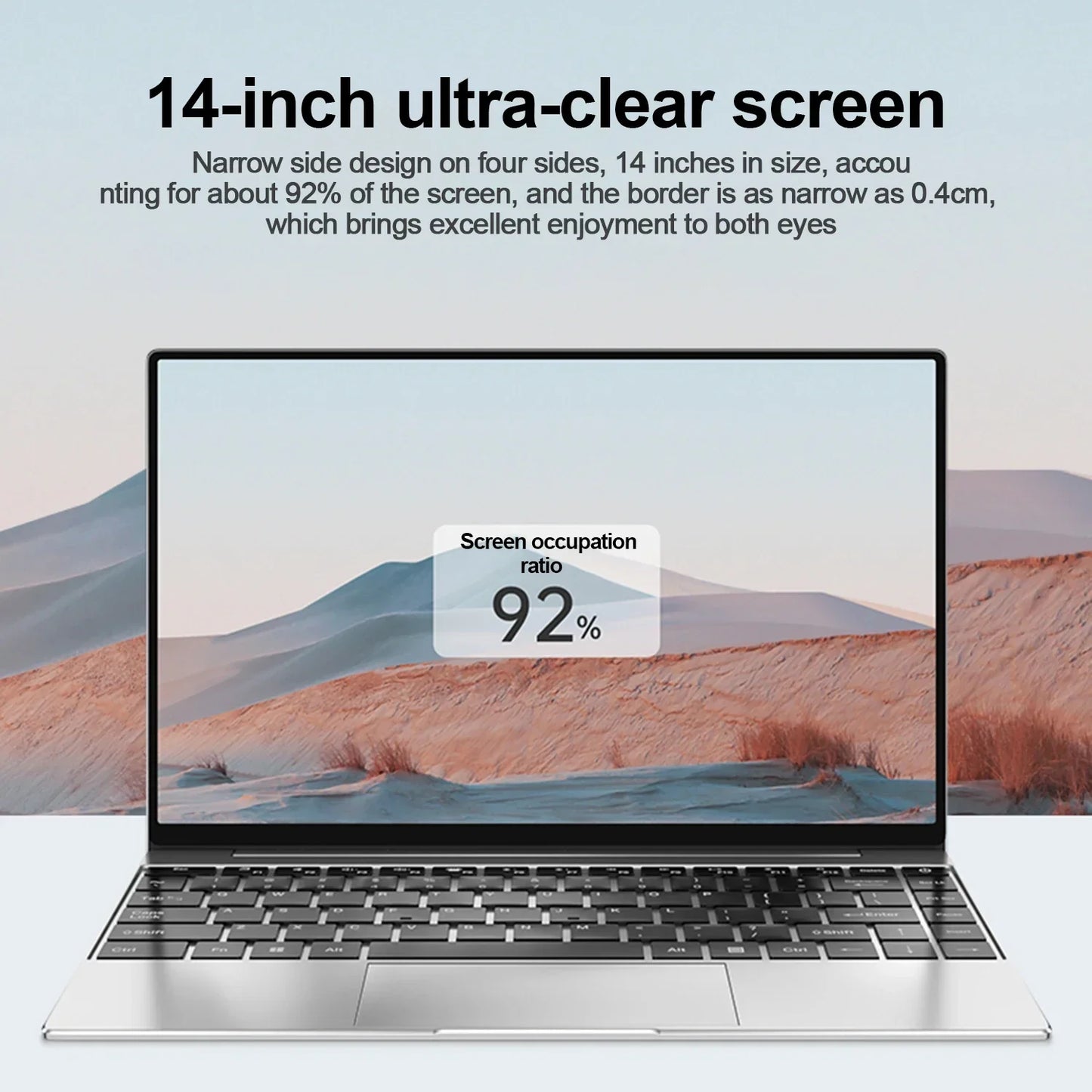 NEW Arrivals 14.1" Ultra Slim Laptop 16GB RAM 2TB SSD Intel N3700 Notebook Gamer 1920*1080 Display Office Study Computer PC Windows 11 Pro Laptops Computer Accessories Devices Supplies Electronics Products