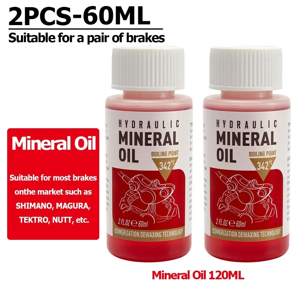NEW Bicycle Brake Mineral Oil, Bicycle Hydraulic Disc Brake Oil Bleed Kit ,Mineral Oil Shimano MTB Road Racing Bike Brake Repair Tools Set Bicycle Parts Spares Accessories