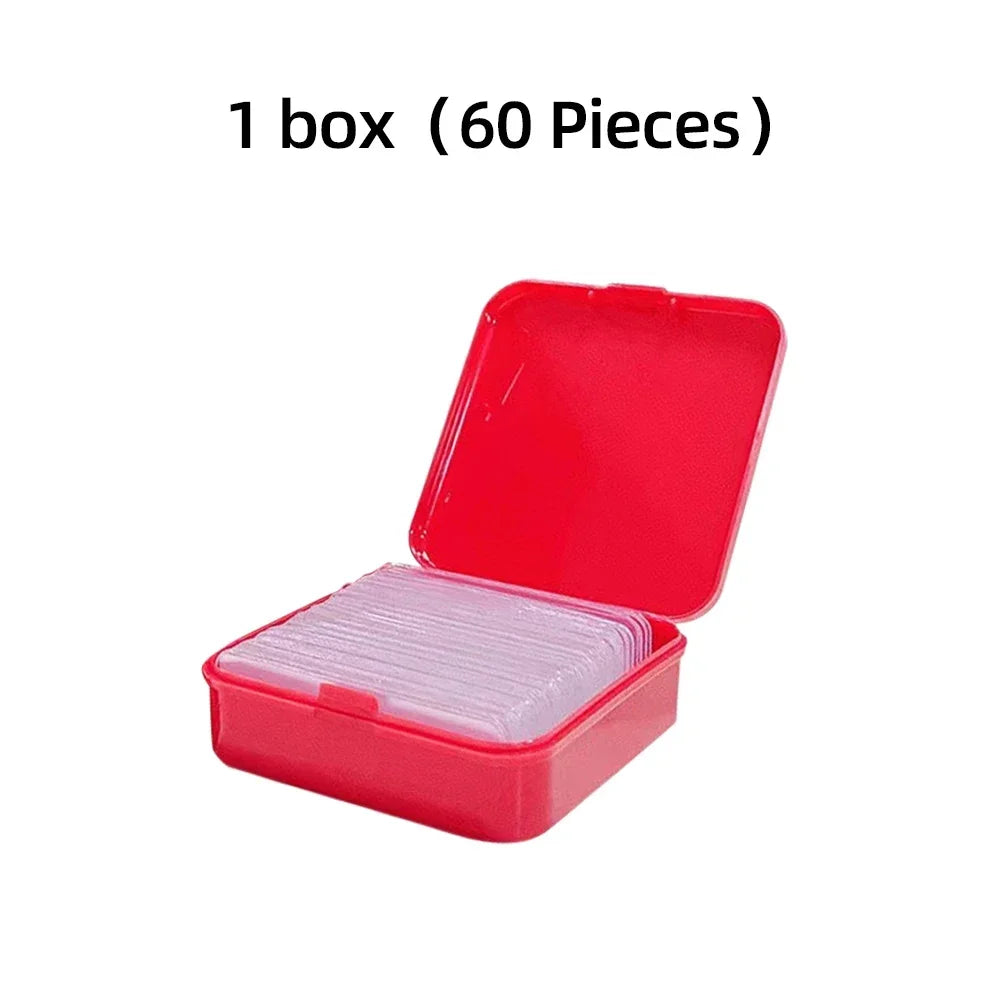 120 PCS Set Can Be Reused Super Strong Double Sided Adhesive Tape Transparent Wall Stickers Water Proof Household Products Adhesives