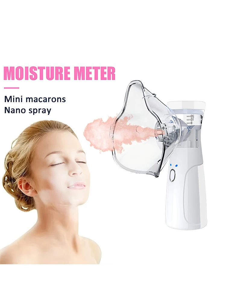 NEW Arrivals Top Quality Spray-Head Nano Mist Sprayer Mini Handheld Hydrating Humidifier Skin Care Portable Facial Steamer Nebulizer