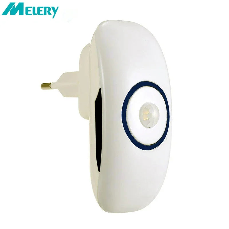 NEW Arrivals Smart Night Light PIR Motion Sensor Control Cold White Body Induction Mini Lamp Plug-In for Bedroom Living Room Stair Kitchen Home Lighting Accessories