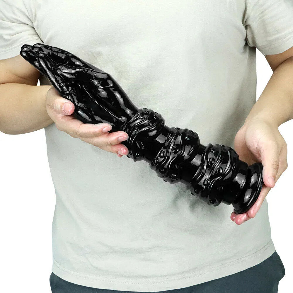 Super Huge Simulation Fist Dildo Hand Touch G-spot Anal Plug Vaginal Masturbation PVC Suction Cup Sex Toys for Unisex Couple Gay
