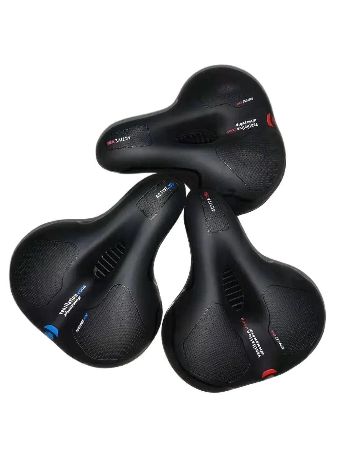 NEW Arrivals Mountain Bike Seat Cushion Set Hollow Out Breathable Shock Absorption Ball Style Universal Bicycle Seat Panache Sport Leisure Bicycle Parts Accessories Sports Supplies