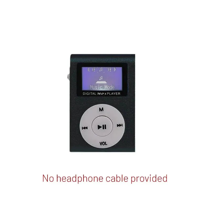 Metal Clip with Screen MP3 Music Player Mini Portable Clip MP3 Student Walkman MP3