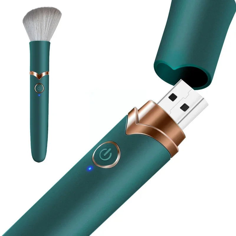 New Electric Makeup Brush Foundation Brush 10 Speeds Massage Vibration Loose Powder Blush for Face Makeup Beauty Tools