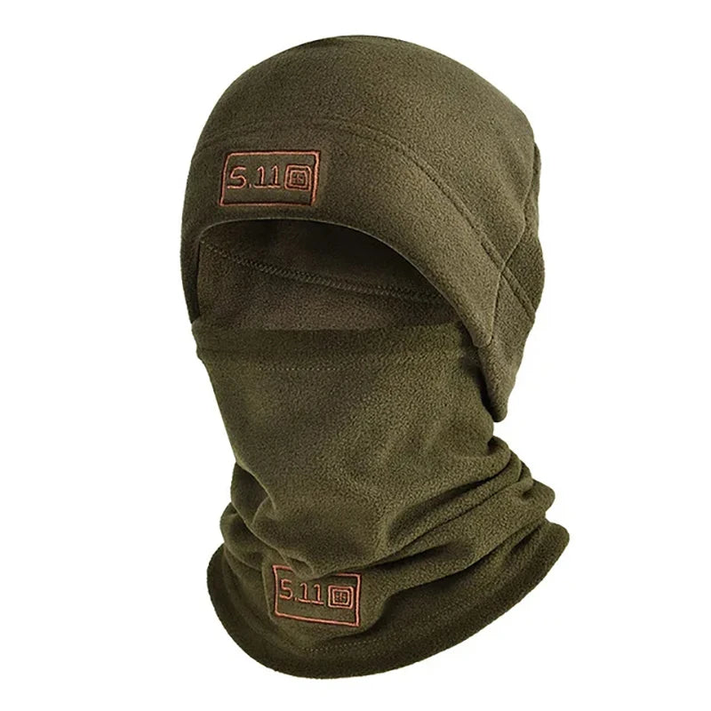 New Arrivals 6 Colors Tactical Fleece Hat & Scarf Set Thermal Head Cover Winter Warm Balaclava Face Mask Sports Cycling Bonnet Neck Protector
