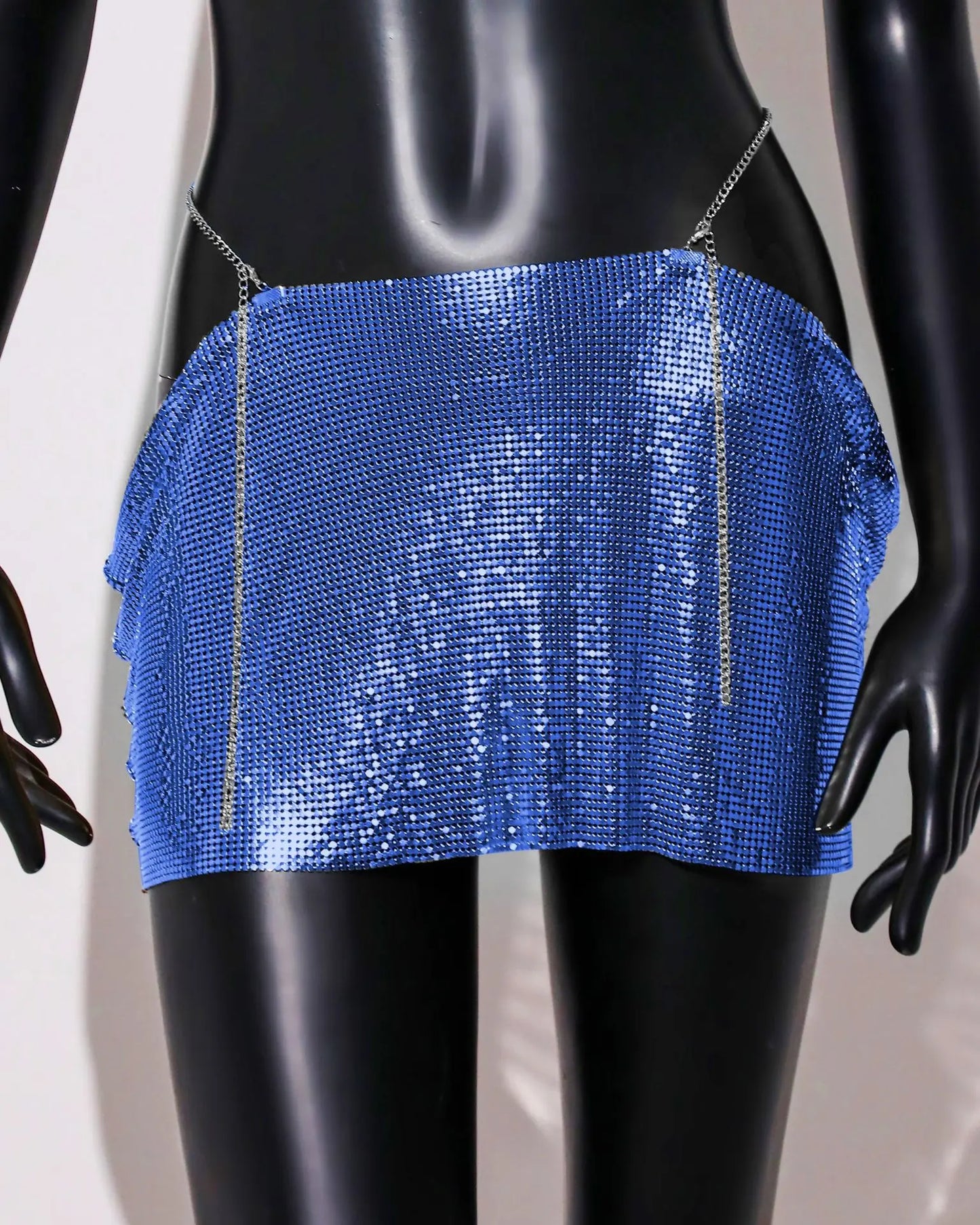 NEW Arrivals 9 Colors Metal Sequins Beach Mini Skirt for Women Summer Nightclub Party Skirt Rave Festival Outfit Streetwear Nightclub Party Skirts