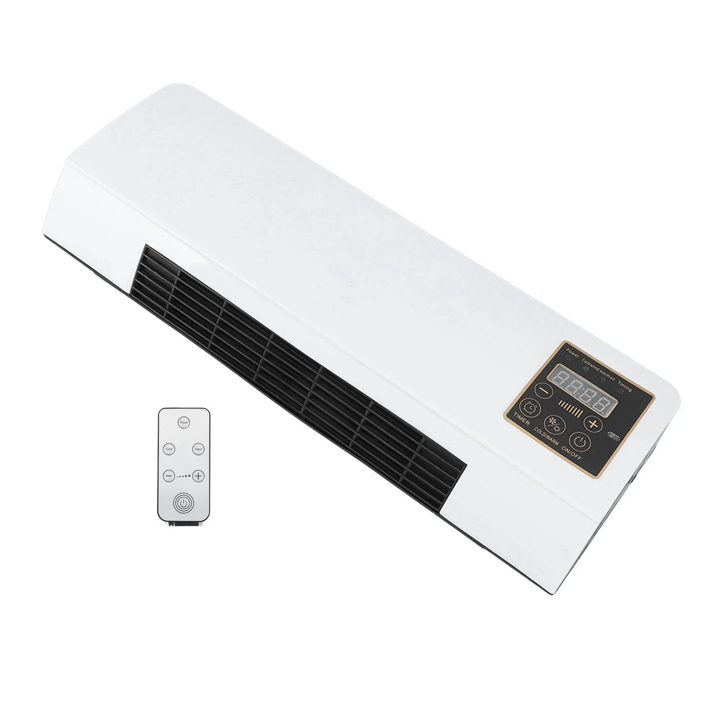 Portable Heater Save Energy Wall Mounted Nature Wind Hot Heater Fan for Bathroom Bedroom Living Room Wall Mounted Heater Machine Home Office Hotels Heating Supplies