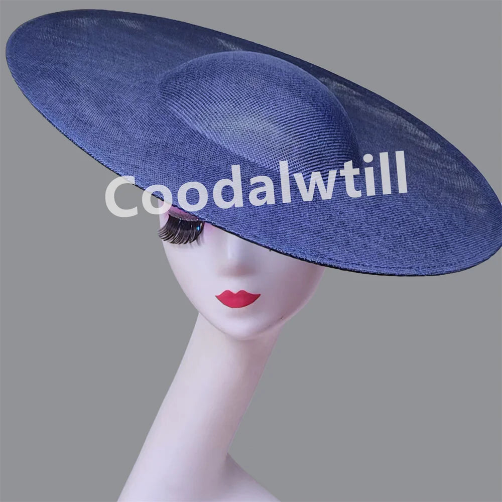 NEW Arrivals 13 Colors Big Fascinator Base 40cm Diameter with Clip Make Wedding Fascinator Hats Women Derby Big Millinery Cap Large Top Hats Ladies Luxury Fashion Apparel Supplies