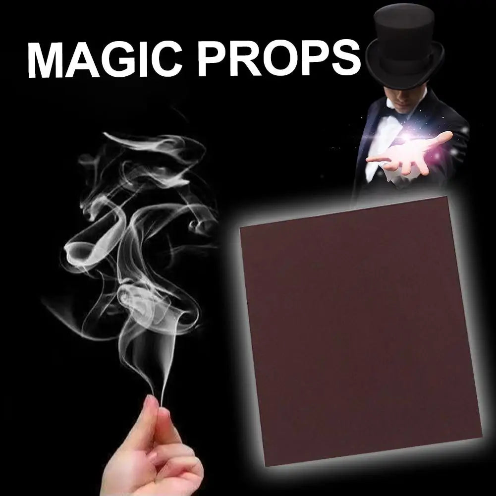 NEW Arrivals 30PCS Set Chemical Magic Paper Cool Close Up Magic Trick Fingers Smoke Hells Smoke Stage Stuffs Fantasy Prop Make Fun Magic Tricks Adults Illusion Toys