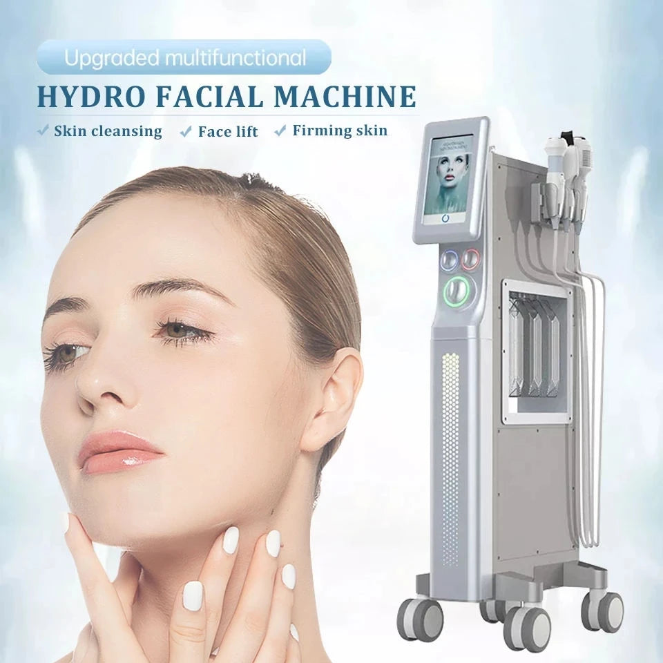 Professional Microdermabrasion 6 In 1 Water Oxygen Skin Care Deep Cleaning Hydra Dermabrasion Facial Machine Water Aqua Peeling