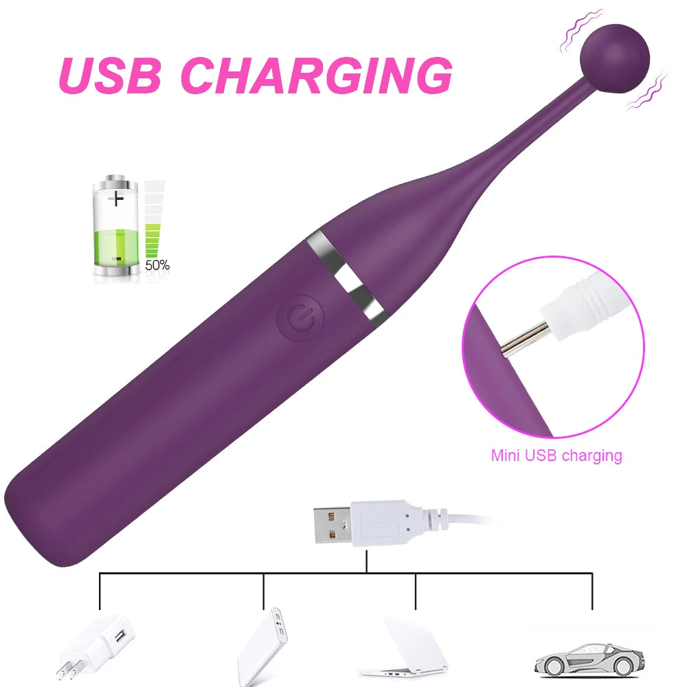 Clitoris G Spot Vibrator for Women Nipple Clit Stimulator Female Fast Orgasm Erotic Masturbator Adult Sex Toys for Couple Play