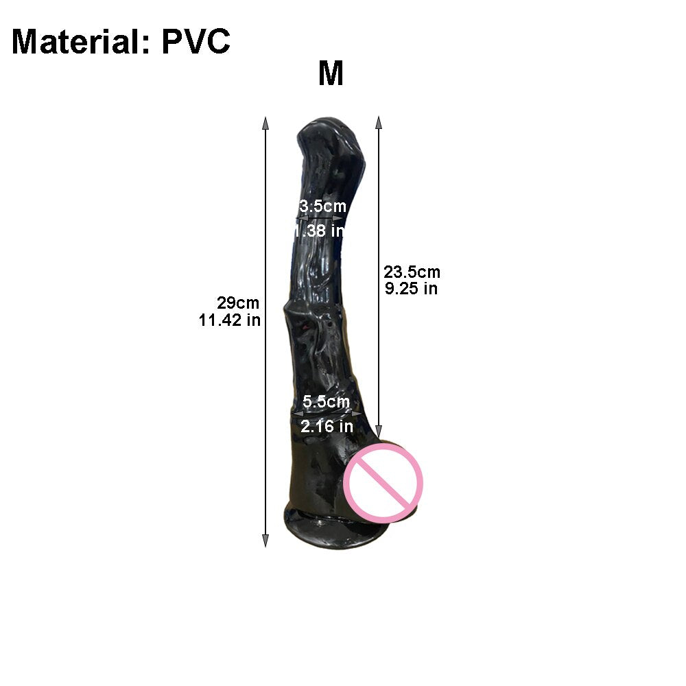 30cm Huge Horse Dildo Realistic Animal Penis Artificial Female Masturbators Rubber Monster Cock Anal Plug Hand-Frees Sex Tools