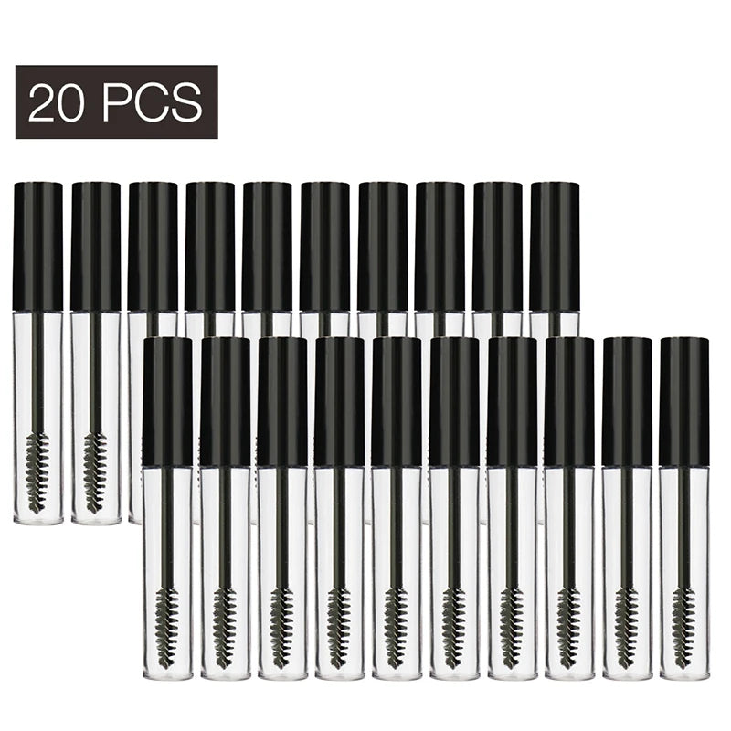 10ml Empty Mascara Tube With Eyelash Bottles Cosmetic Container Bottle Eyelash Refillable Mascara Makeup Container
