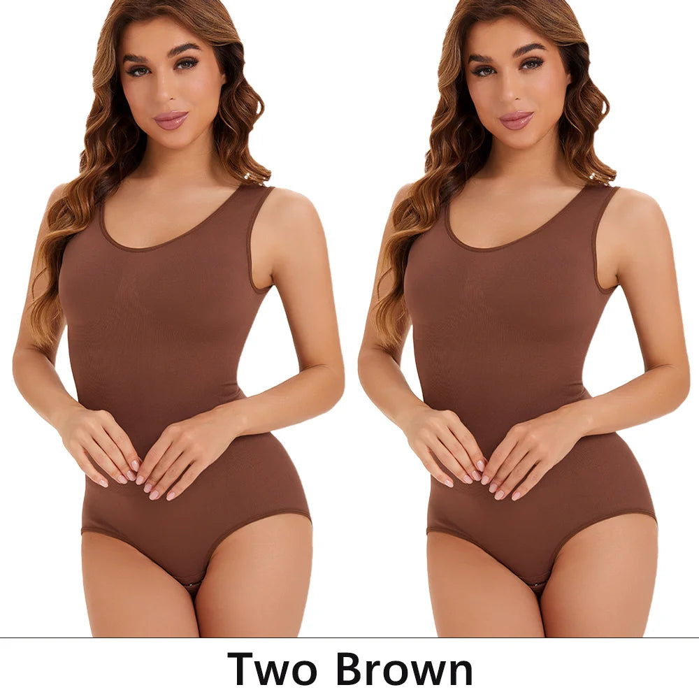 NEW Arrivals 2 PCS Slimming Bodysuit Women One-Piece Shapewear Corset Reducing Body Shaper Modeling Underwear Tummy Control Panties Briefs