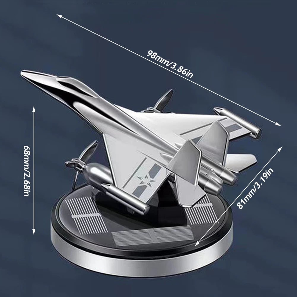 Car Air Freshener Solar Fighter Propeller Flavoring Fragrance Decoration Car Interior Accessories Men And Women Perfume Diffuser
