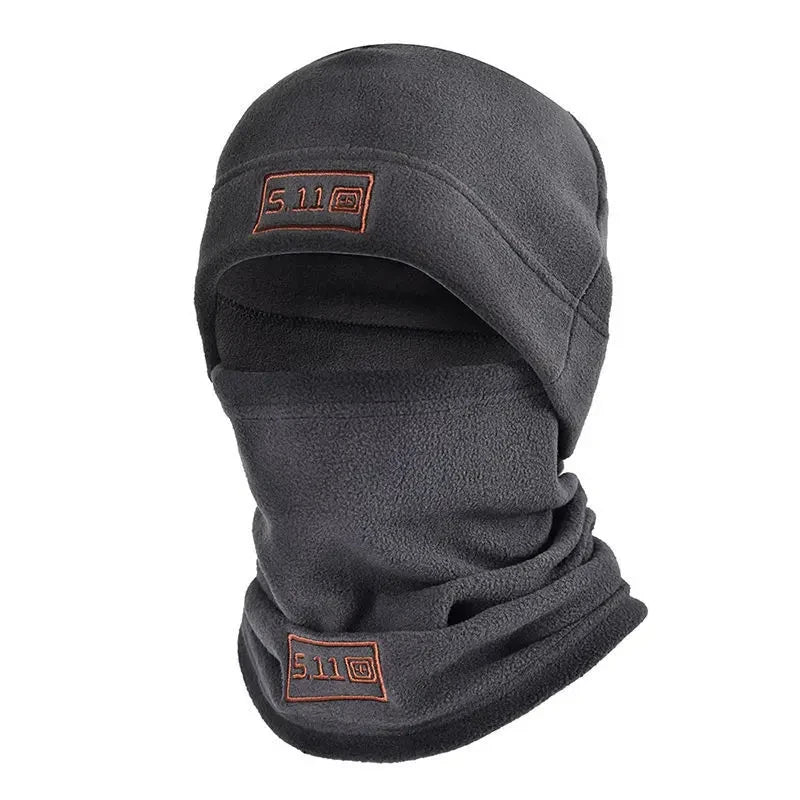 New Arrivals 6 Colors Tactical Fleece Hat & Scarf Set Thermal Head Cover Winter Warm Balaclava Face Mask Sports Cycling Bonnet Neck Protector