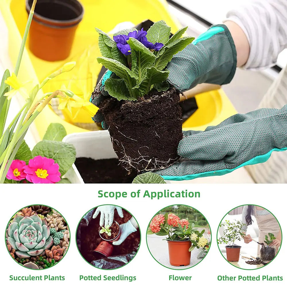 NEW Arrivals 20PCS Set 3 Size Plant Pot Garden Nursery Box Cup Seed Starting Flower Pots Lightweight Succulent Seedling Tray Transplant Flower Vegetable Container Box Plants Cultivation Germination Pots Home Garden Accessorie