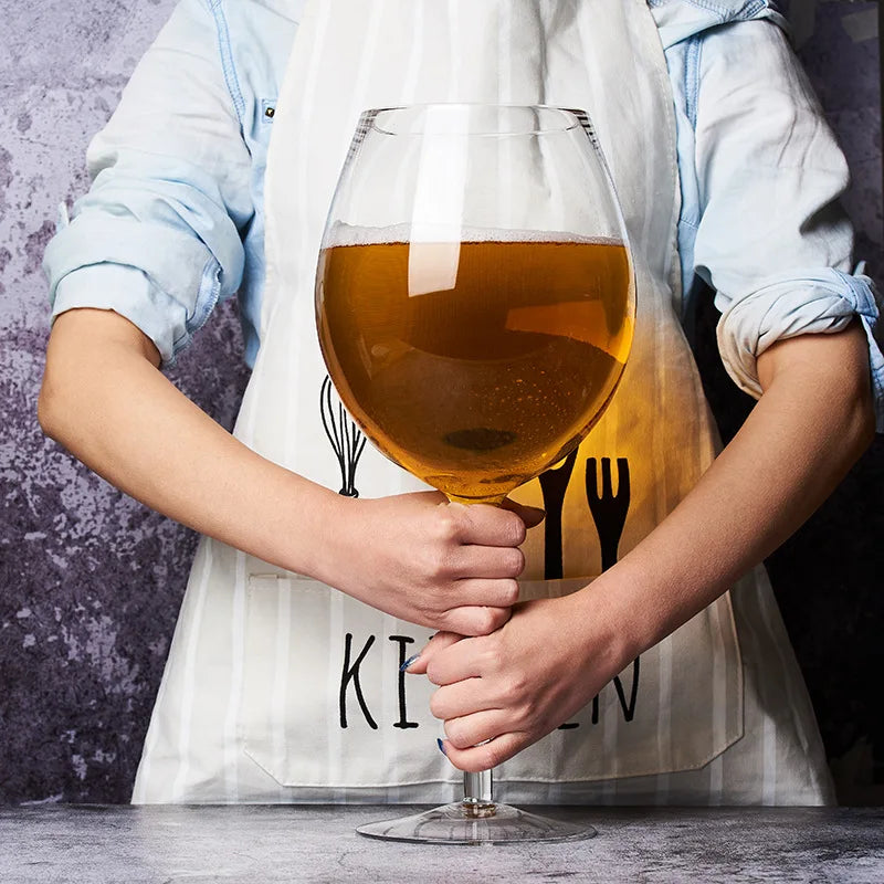 3200ML Large Beer Glass Creative Parody of Large Capacity Wine Glasses Giant Tall Glasses