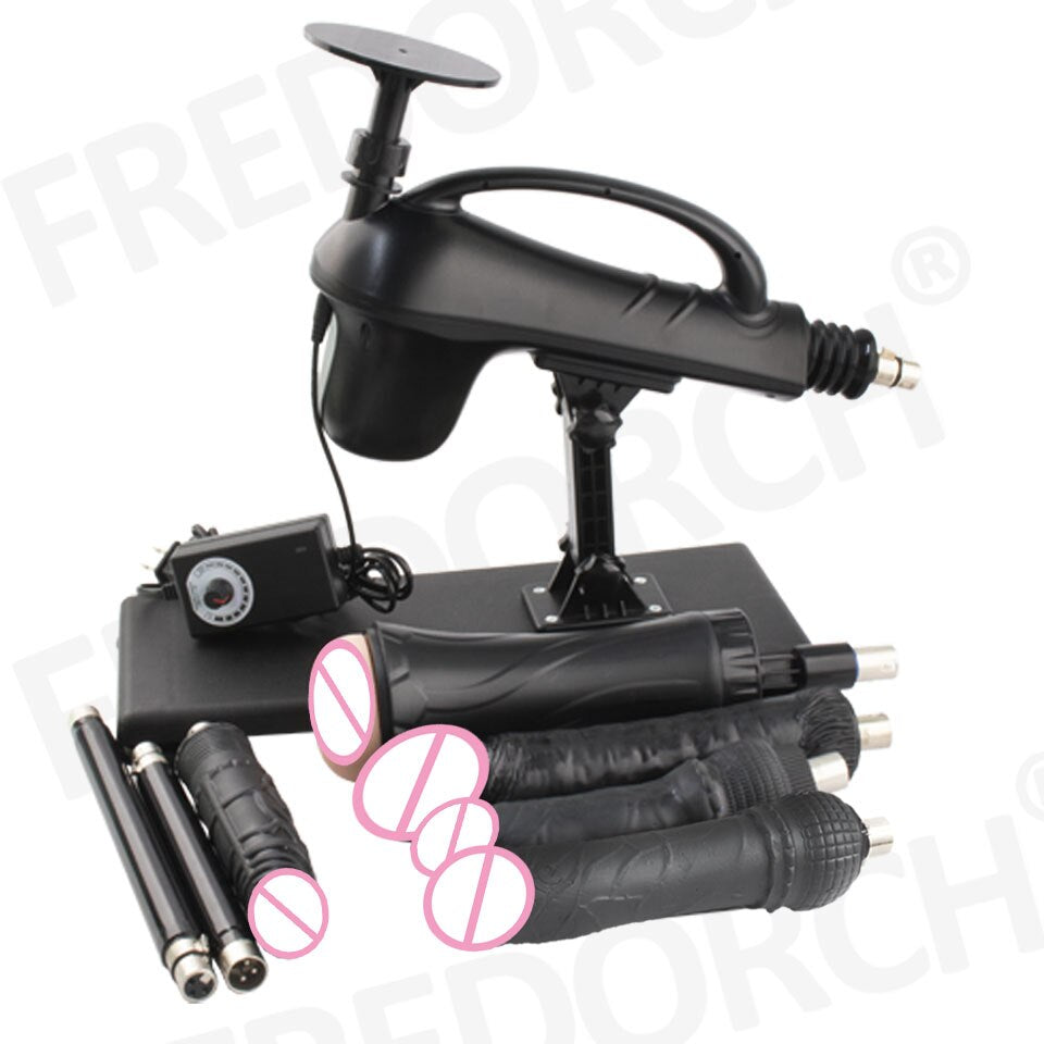 Fredorch New Automatic Sex Machine Sex Toys,Thrusting Machines for Men Women,Love Machine Device Gun with 3XLR dildo Attachments