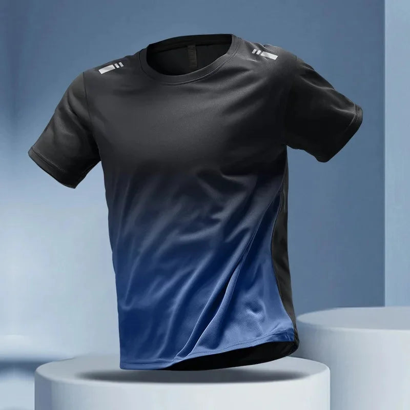 NEW Arrivals M-5 XL (100Kg+) 5 Colors Quick Dry Short Sleeve Men's T-Shirt Sport Top Summer Running Fitness Cycling Clothes Breathable Half Sleeve Thin Style Ins Men Sports Apparel Supplies
