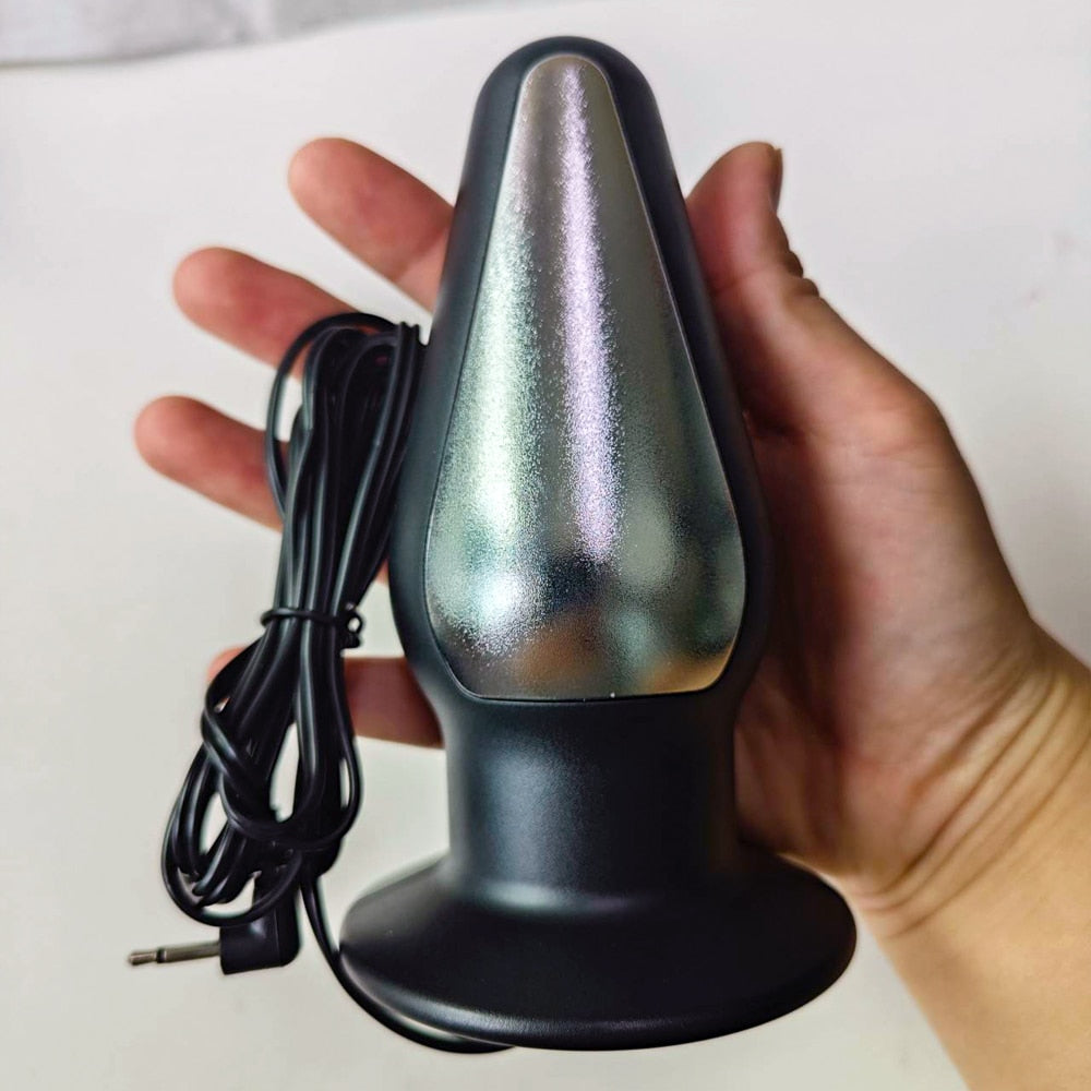 Hot!Electric Shock Anal Butt Plug Anus Vagina Expand Dildo Vibrator for Women Men E-stim Prostate Massage Bdsm Toy on Couple Sex