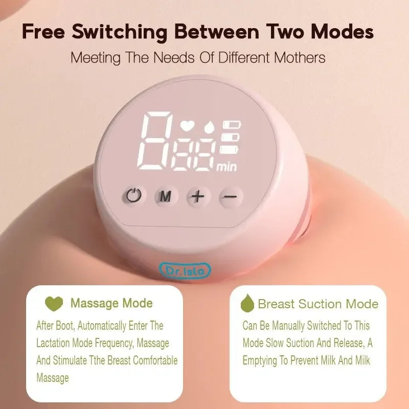 NEW Electric Breast Pump Intelligent Integrated High Suction USB Charging Breast Pump Breast Milk Postpartum Painless and Silent Breast Women Personal Care Supplies