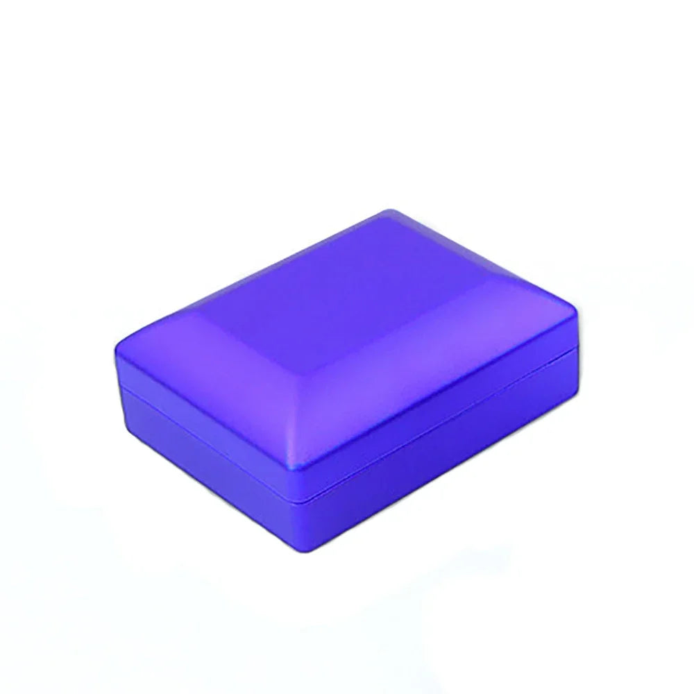 NEW LED Light Jewelry Box Luxury Ring Box for Proposal Engagement Wedding Rubber Paint Square Jewelry Gift Organizer Accessories Jewelry Supplies