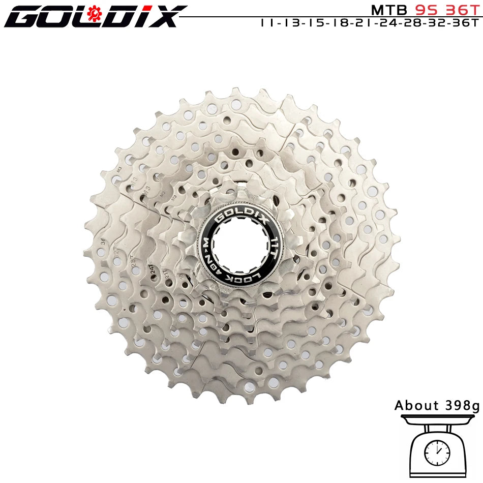 NEW MTB Cassette K7 8/9/10/11/12 Speed 36/40/42/46/50/52T SUNSHINE Bicycle Freewheel Bicycle Sprocket for Shimano/SRAM Bicycle Accessories Sports Supplies
