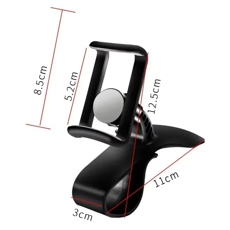 NEW Arrivals 360 Rotatable Car Phone Holder Universal Cell Phone Stands Car Rack Dashboard Support for Auto Grip Mobile Phone Fixed Bracket