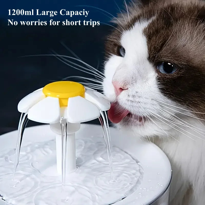 NEW Arrivals Pets Water Fountain Auto Filter USB Electric Mute Cat Drinker Bowl 1200mL Recirculate Filter Drinker for Cats Puppies Water Dispenser