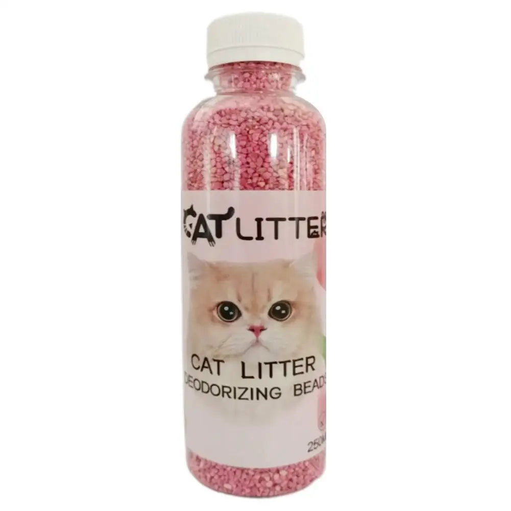 NEW 2PCS Set Cat Litter Deodorant Beads Efficient Deodorization Lasting Freshness Low Dust sanitary Cat Litter Deodorizing Beads Cats Hygiene Accessories Pets Supplies