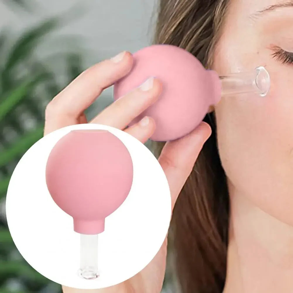 Vacuum Cupping Glass Jar Cellulite Massager For Face Acupuncture Suction Cup Slimming Fat Burning Health Care Face Sucker