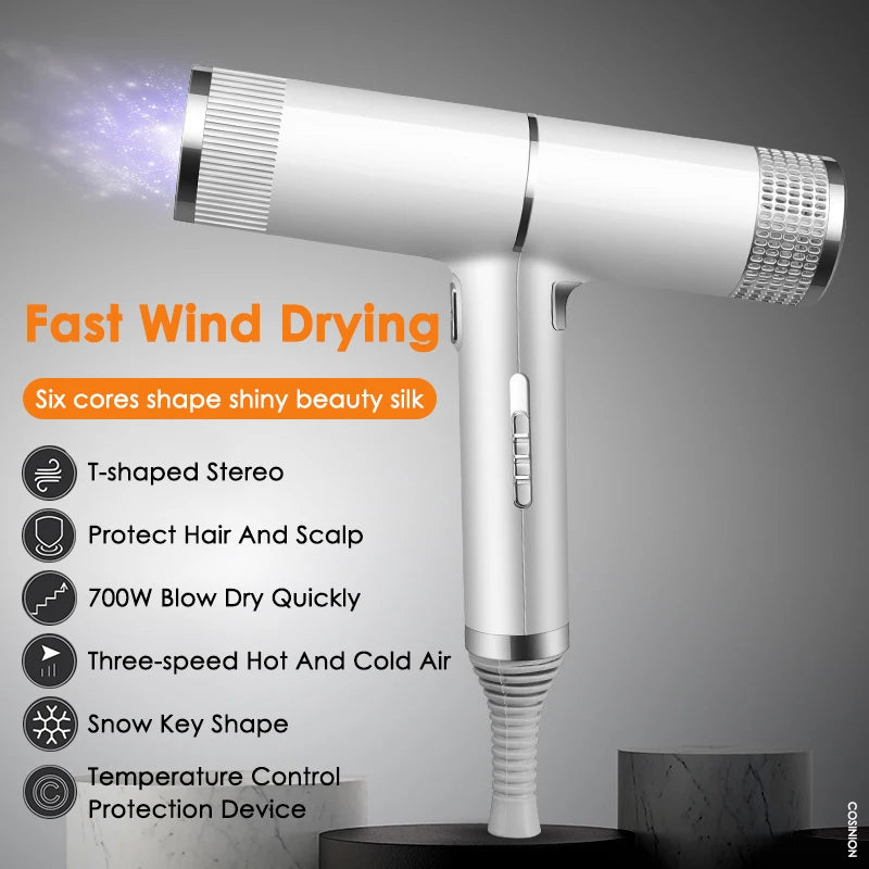NEW Arrivals Professional Ionic High Speed Hair Dryer with Salon-Grade Performance and Anti-Static Feature High Power Strong Wind Home Hair Styler Tools Women/Men Hair Care Supplies
