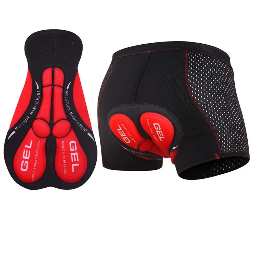 NEW Arrivals M-3XL Blue/Red Color Breathable Cycling Shorts Men Cycling Underwear 5D Gel Pad Shockproof Bicycle Underpants MTB Road Bike Equipment Cycling Apparel Accessories Sports Clothing Supplies