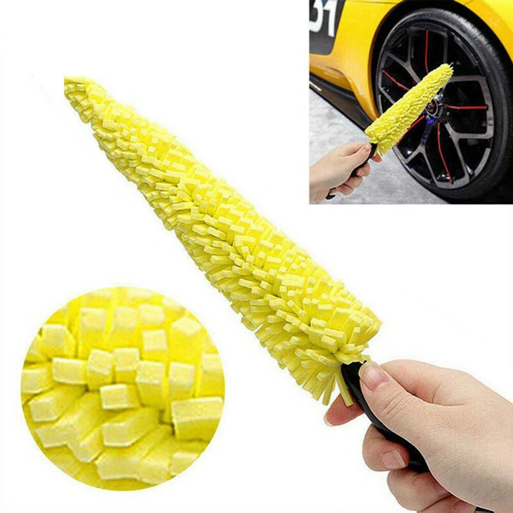 NEW Arrivals Top Quality Effortlessly Clean Your Car Wheels 28Cm Brush with this Tire Rim Cleaning Tool Car Cleaning Supplies
