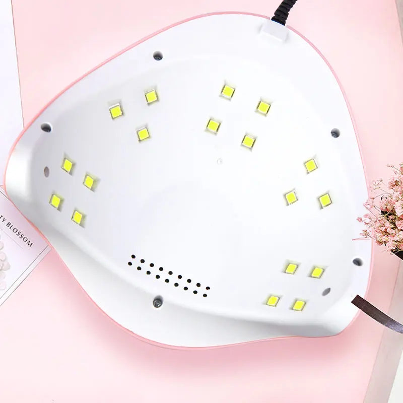 Hot Nail Dryer Machine Portable USB Cable Home Use Nail Lamp For Drying Curing Nails Varnish with 18pcs Beads UV LED Lamp