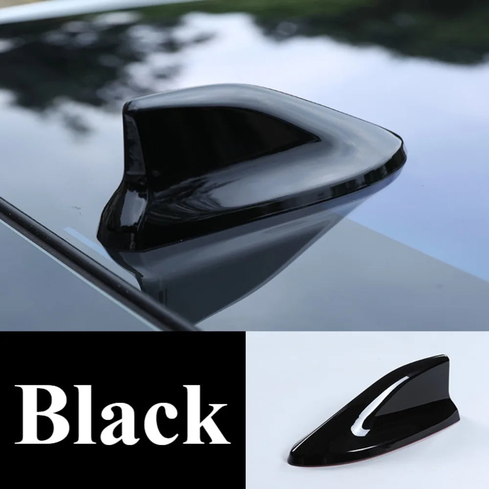 NEW Arrivals White/Black Car Roof Antenna New Shark Fin Antenna Car Modification Part Decoration Cars Accessories