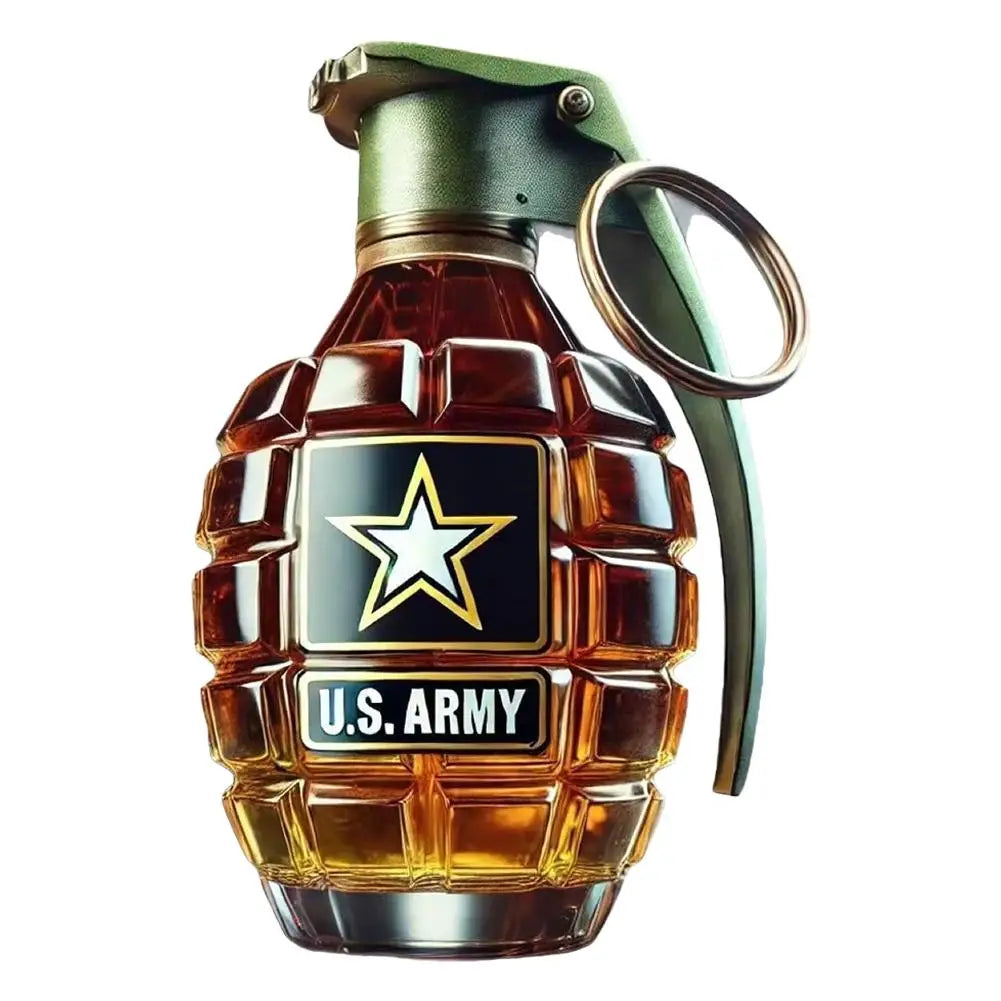 NEW Military Hand Whiskey Bottle Engraved Hand Shape Whiskey Glass For Bar Office Home Decor Wine Cocktail Bottle Statue Decoration
