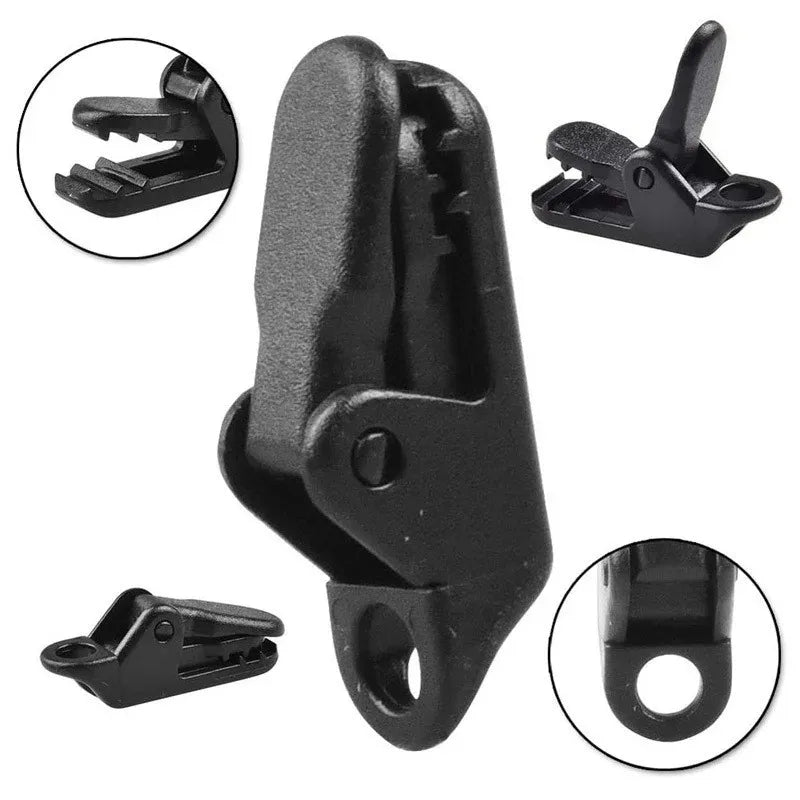 NEW 36PCS Set Awning Rope Clamp Tarpaulin Clip Tent Canopy Clip Buckle Reusable Tent Crocodile Clip Awning Outdoor Camping Accessories