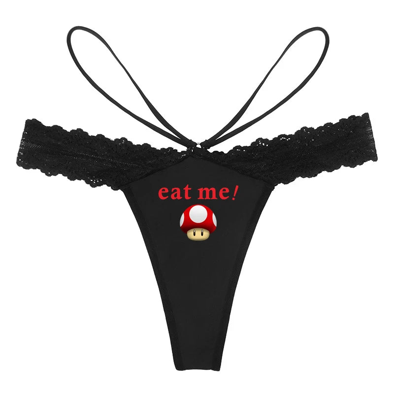 NEW Arrivals 7 Patterns *ALL YOU CAN EAT* Women Sexy Lace Lingerie Temptation G String New Fashion Naughty Underwear for Women Girls Women Cotton Briefs