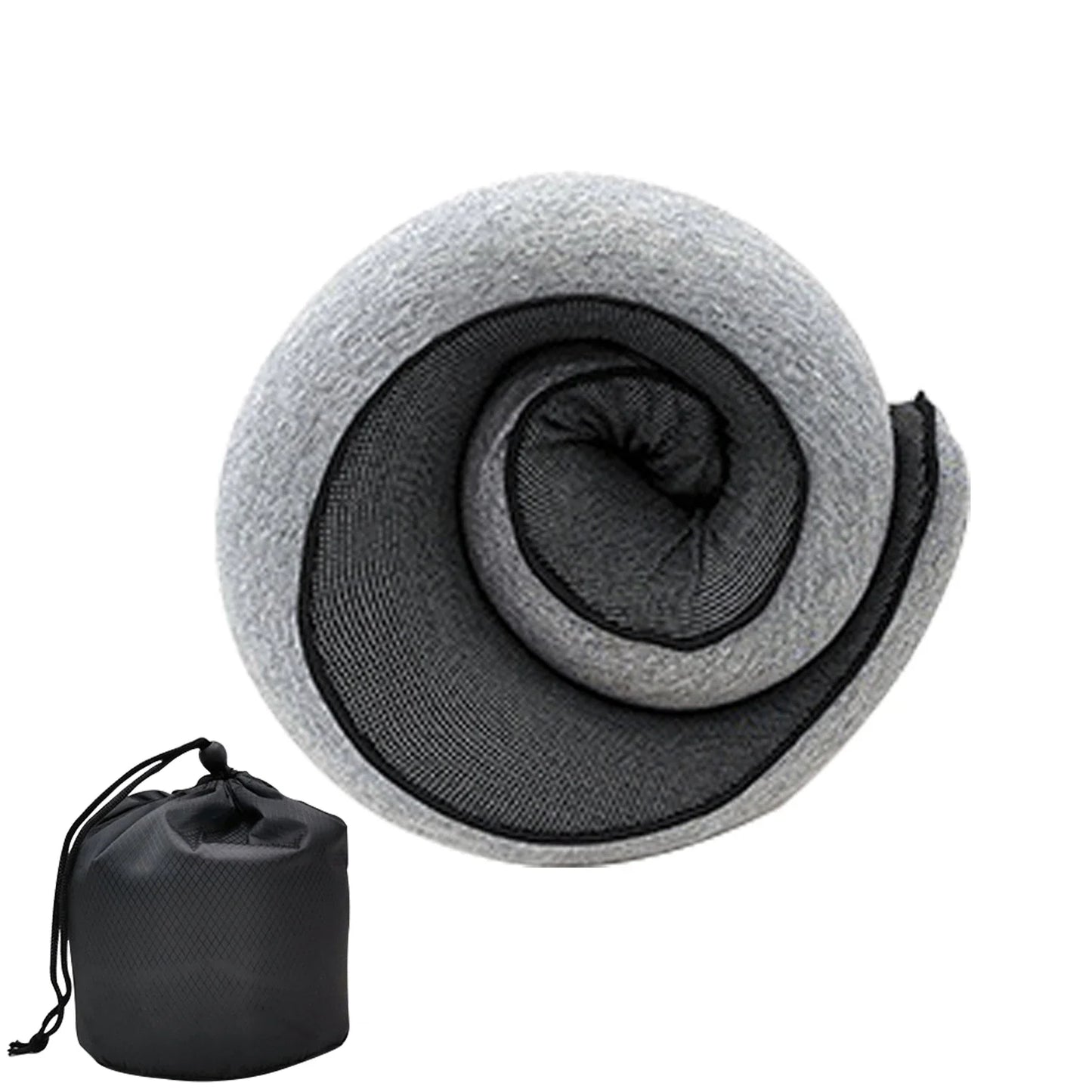 NEW Arrivals 4 Colors U-Shaped Travel Car Airplane Neck Pillow Memory Foam Pillow Snail Style Neck Support Portable Adjustable Soft Noon Break Sleep Pillows Health Care Supplies